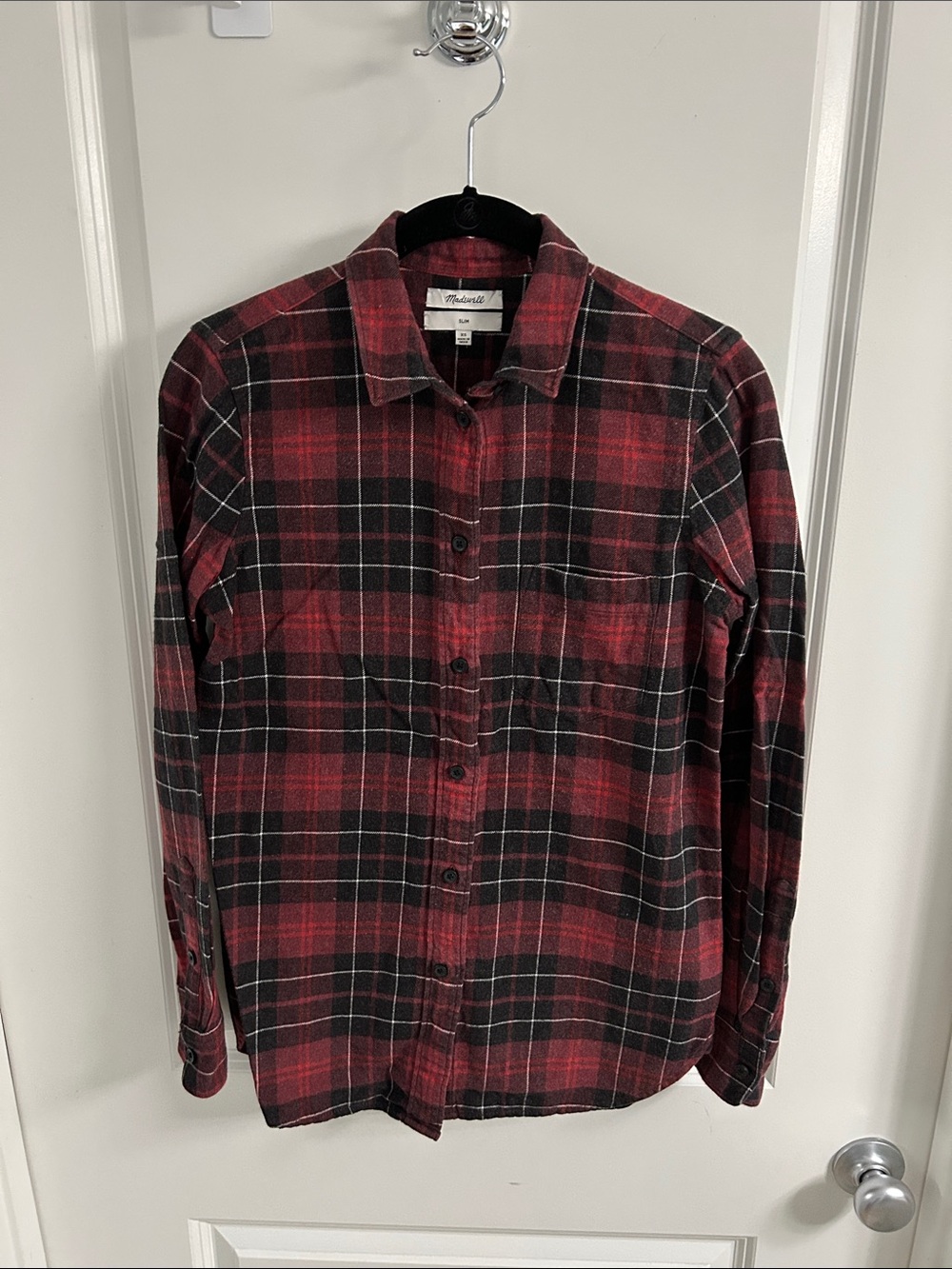 madewell - flannel ex-boyfriend shirt in winslow plaid